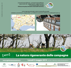 2014 La natura rigenerante delle campagne
