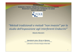 Relazione Prof.ssa Mandich - Istituto nazionale di biostrutture e