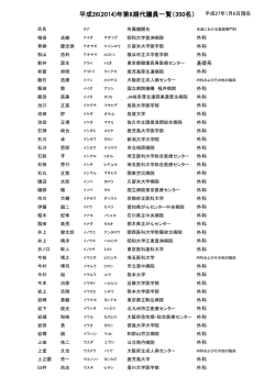 （平成26年度第6期代議員）（PDF）