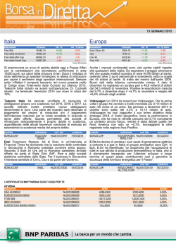 Italia Europa - Prodottidiborsa