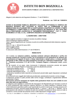 ISTITUTO BON BOZZOLLA