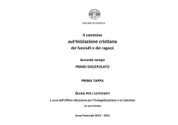 GUIDA cammino ragazz..