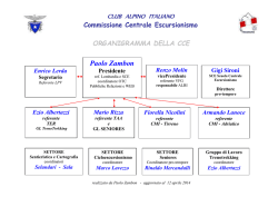 ORGANIZZAZIONE DELLA CCE