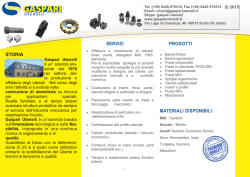 STORIA - GASPARI UTENSILI Srl
