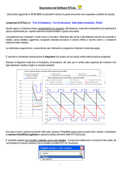 Descrizione del Software NTCalc