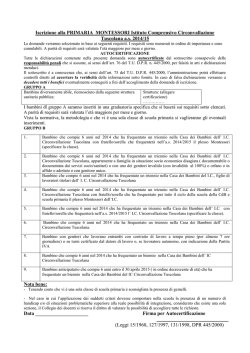 Scuola primaria Montessori