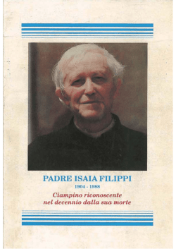PADRE ISAIA FILIPPI - Don Silvestro Mazzer