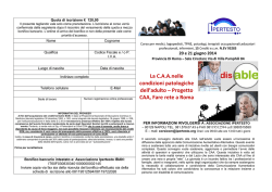 Programma - Associazione Luca Coscioni