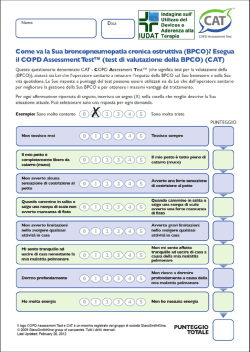 questionario CAT bpco - Ordine dei Farmacisti della Provincia di