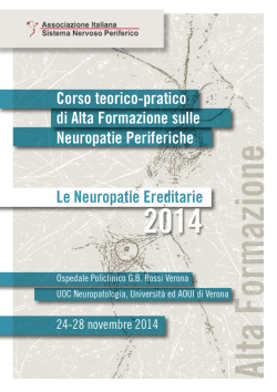 Corso di Alta Formazione sulle Neuropatie Periferiche