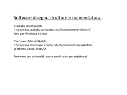 Software disegno struture e nomenclatura: