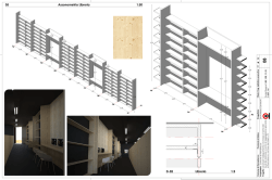 Assonometria Libreria 1:50 05 Libreria 1:5 D-02