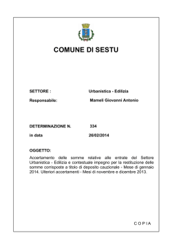 COMUNE DI SESTU
