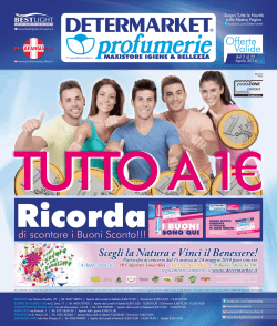 di scontare i Buoni Sconto!!!