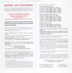 Premio terrasanta 2 - Concorsi Letterari