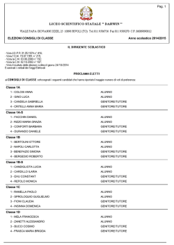 eletti alunni e genitori CDC 2014-15