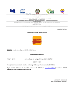 circolare nd026 del 02-10-2014 coordinatori e - Masullo