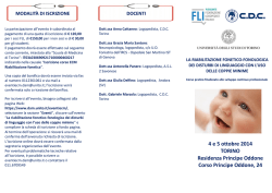 Locandina riabilitazione - Universit&agrave; degli Studi di Torino