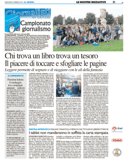 g-bgb - xi - Campionato di Giornalismo il Giorno