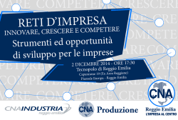 Reti Impresa -CNA - REI – Reggio Emilia Innovazione
