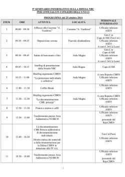 Programma - Unuci Pescara