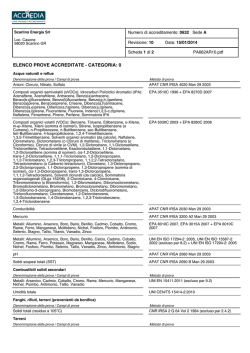 elenco prove accreditate