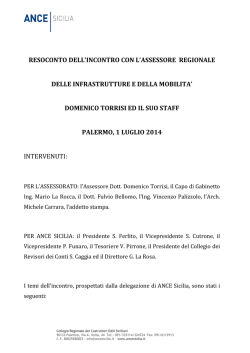 ANCE Sicilia-2014_07_01-RESOCONTO DELLINCONTRO CON