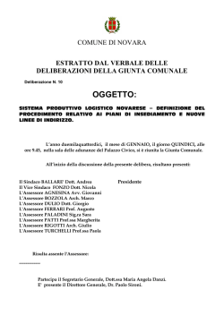 documento - Comune di Novara