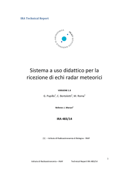 IRA 483/14 - Istituto di Radioastronomia