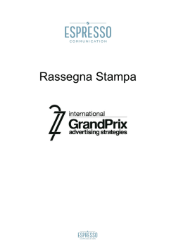 Rassegna Stampa - GrandPrix | Advertising Strategies