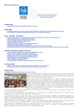 8. AteneoNews 37 - Universit&agrave; di Palermo