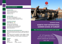 diabetic foot international summer school of surgery