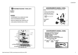 Presentazione attivit&agrave; 2013 A