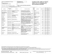 Libri di testo Secondaria I grado a.s. 2014-2015