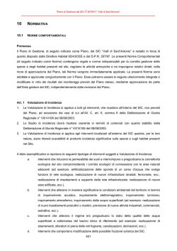 Norme Comportamentali - Comune di Corteno Golgi