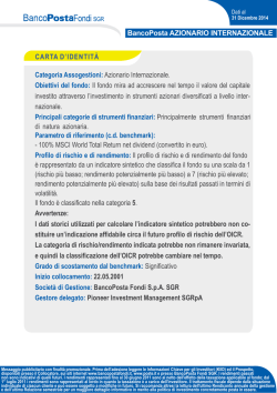 Scheda mensile del fondo