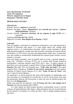 PROGRAMMAZIONE ANNUA