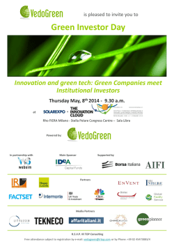 Green Investor Day