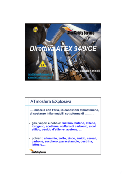 Direttiva ATEX 94/9/CE - Ordine degli Ingegneri della Provincia di