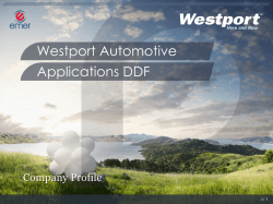 Westport Automotive Applications DDF