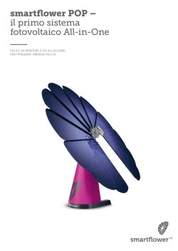 Scarica la brochure smartflower