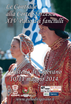 Le Contrade alla Corte Sforzesca XIV Palio dei