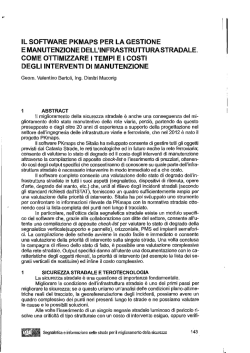 IL SOFTWARE PKMAPS PER LA GESTIONE E