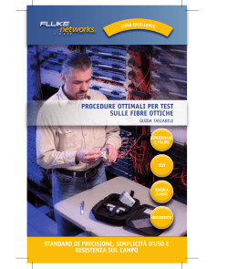 Procedure ottimali per i test delle fibre ottiche