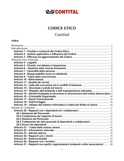 CODICE ETICO - OPERBINGO ITALIA S