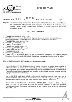 CQN ALLEGATH - Ospedale San Carlo Borromeo