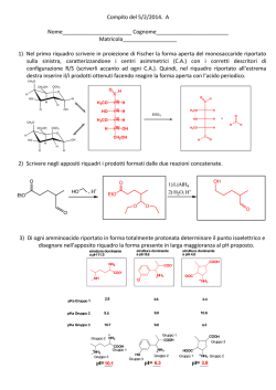 Soluzioni Compito di Chimica Organica del 5_2_2014 - e