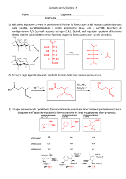 Soluzioni Compito di Chimica Organica del 5_2_2014 - e