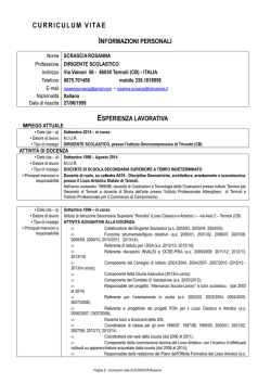 Curriculum vitae - istitutocomprensivotrivento.it