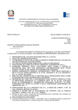 COLLEGIO DOCENTI 02.09.2014